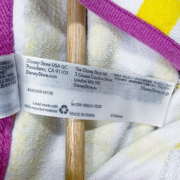 Disney Store Doc McStuffins Girl Swim Hooded Cover Up Terry Robe Toddler Size 3 - Picture 12 of 12